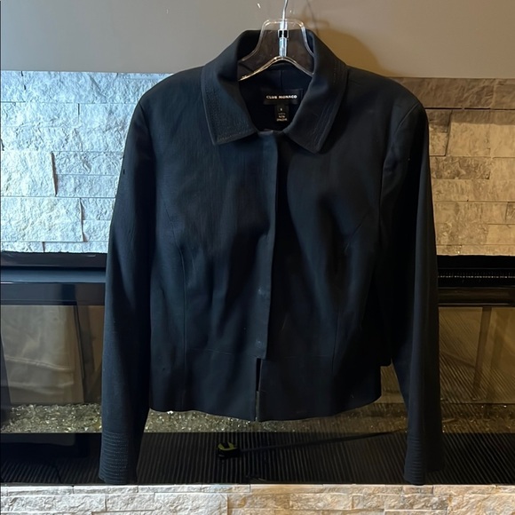 Club Monaco Black Tailored Blazer size 8 - Picture 1 of 15